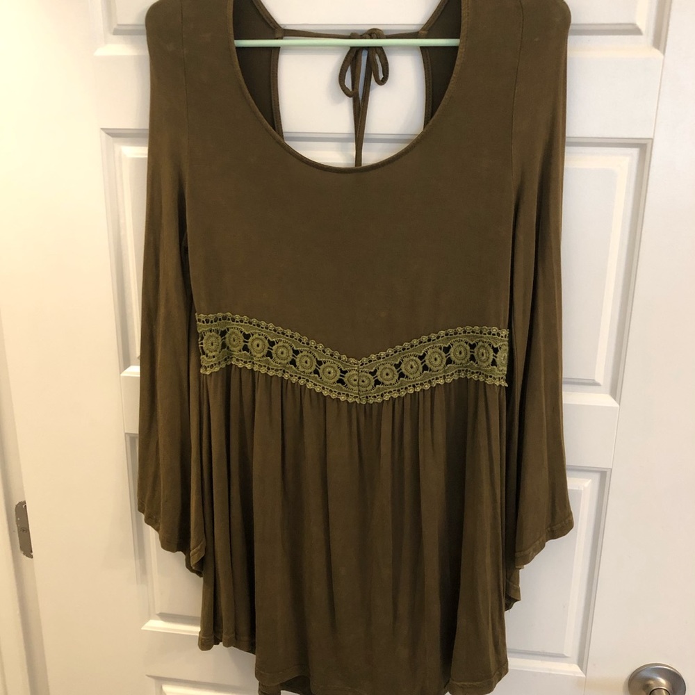 POL Olive tunic